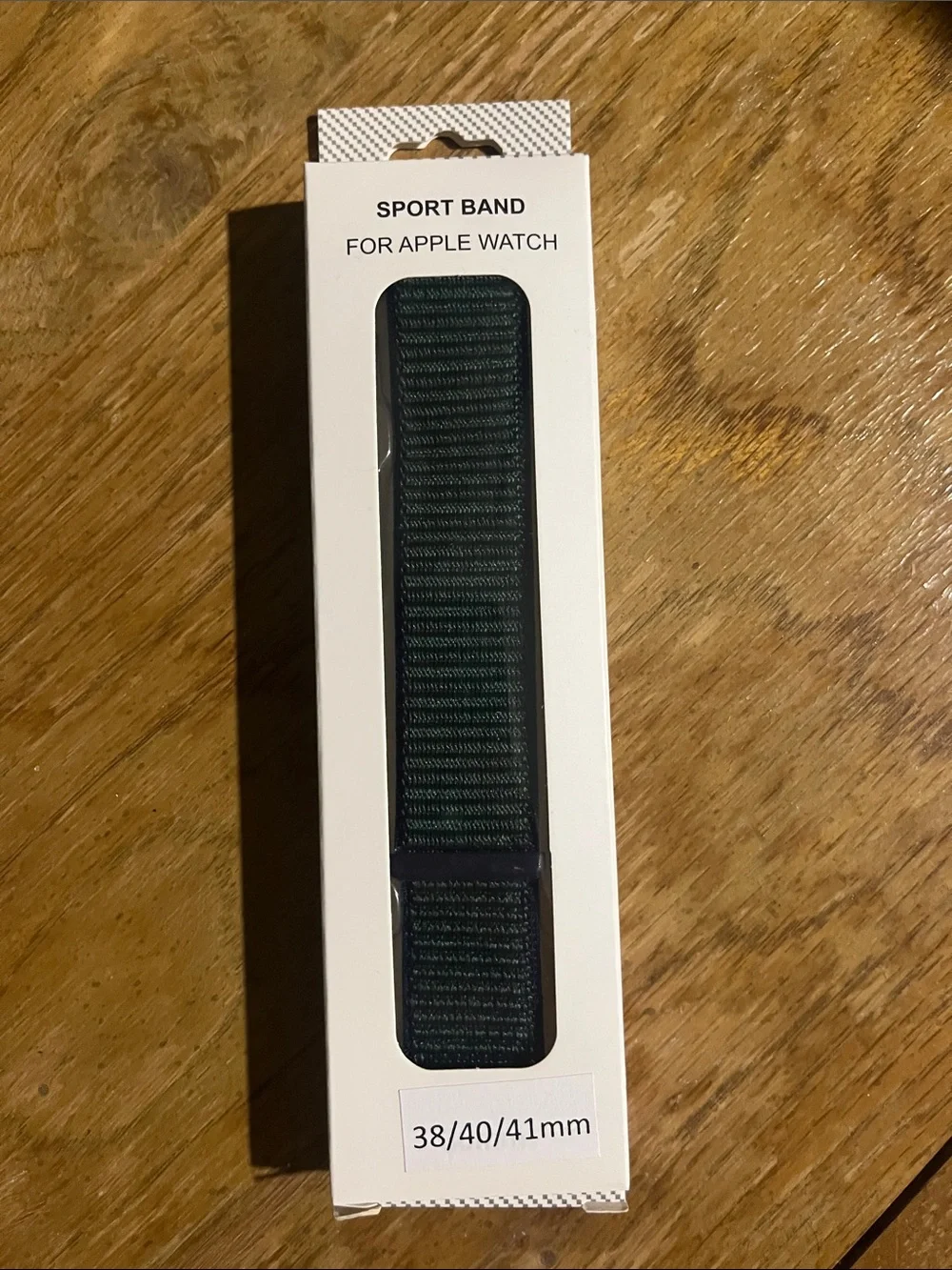 Size 38/40/41 mm Sport Band for Apple Watch - Dark Green/Dark Blue Color